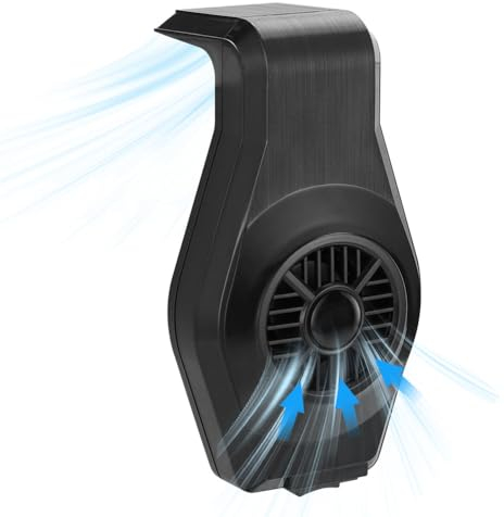 MiOYOOW Mini Aquarium Kühler, Leiser USB Kleiner Aquarium Ventilator, Wandmontierter Aquarium Kühler mit Breitem Luftauslass für Süßwasser, Salzwasser