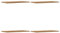 vidaXL Wandregale 4 STK. Artisan-Eiche 60x30x1,5 cm Holzwerkstoff, Schweberegal, schwebendes Regal, Hängeregal, Wandboard, Regal, Regalbrett, CD-Regal