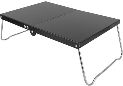 BAFOVY Mini-Strandtisch, Camping-Beistelltisch, Klappbarer Campingtisch mit Höhenverstellbaren Beinen, Zum Kochen Im Freien, Grillen, Wandern und Mehr, Ideal für Strandausflüge,