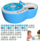 Tocadiscos para niños - Tocadiscos de Juguete, Tocadiscos para educación temprana - Juguete sensorial con 84 Tarjetas, Tocadiscos para educación en la Primera Infancia.
