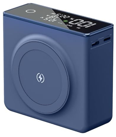 Banca di potere magnetica senza fili 20000 mAh, grande capacità 22,5 W, ricarica rapida bidirezionale, display digitale, power bank, ricarica per computer portatile