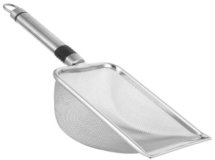 CLISPEED Pala para Mascotas De Reptiles Inoxidable Herramienta De Limpieza Práctica y Duradera para Terrarios y Sustratos para Limoneras y Otros Animales