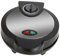 Ronyme Gaufrier électrique antiadhésif rond en acier inoxydable de 22,9 cm avec contrôle de la température pour sandwichs et petits déjeuners
