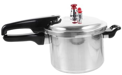 DINHEAROM Autocuiseur à Pression en Aluminium 4L Compatible Gaz et Induction Économe en pour Petits Ménages et Pratique