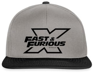 Spreadshirt Fast and Furious 10 Logo mit X schwarz Snapback Cap