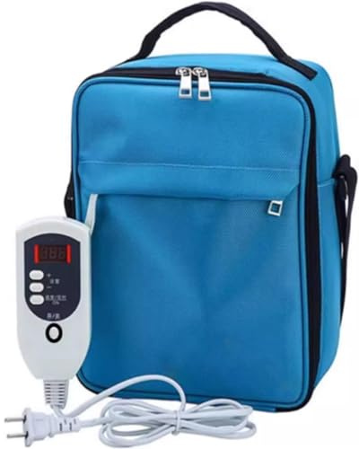 fnotlfue 2L Peritoneal Dialysis Fluid Heating Bag, Portable Constant Temperature Warmer with Adjustable Temperature and Timer, Auto Power-Off Protection, for Home and Travel Use