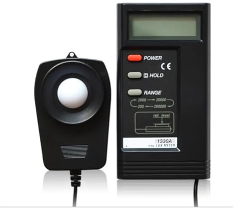 1330A Lichtmesser Illuminometer Lux Meter 0,01-20000lux Für Anfänger und Heimwerker