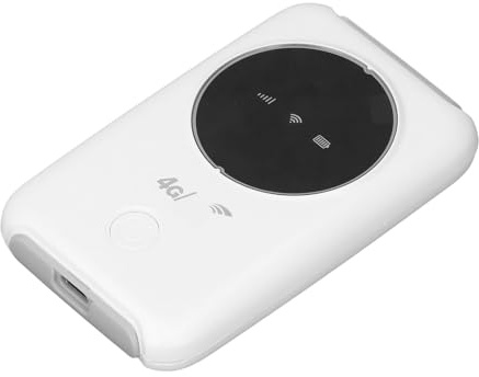 Semme Hotspot Mobile 4G LTE con velocità 300Mbps, Batteria 3200mAh, Collega Fino a 10 Dispositivi, Router Portatile per Viaggi e Affari
