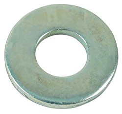 Connect Workshop Consumables 36941 Plain Washer Form C Heavy Duty, 6 mm, Set of 5