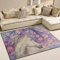 Use7 Teppich mit Ölgemälde-Pferd, Kirschblüte, für Wohnzimmer, Schlafzimmer, 160 cm x 122 cm