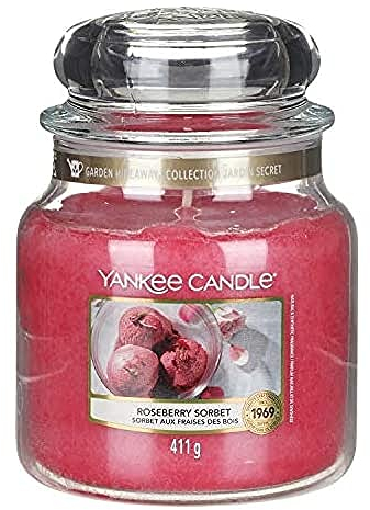 Yankee Candle Classic Scented Candle, Glass, Pink, 12.7 cm, 4