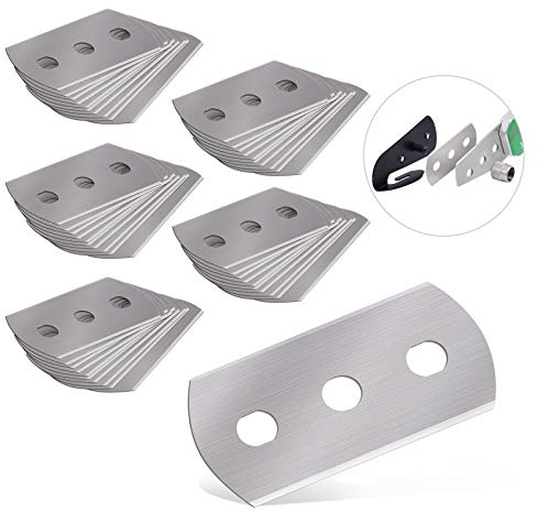 Gomake Replacement Blades for Bodyguard Vinyl Backing Cutter Knife, Stainless Steel, Pack of 50