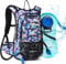 Trinkrucksack mit 3L Wasserblase für Damen & Herren Wanderrucksack mit Wärmedämmung | Laufen, Radfahren, Camping, Skifahren, Outdoor-Aktivitäten (Camouflage)