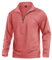 KEFITEVD Ski Shirt Herren Langarm Warm Fleecepullover Winter Laufshirt Outdoor Pullover Fleece Shirt mit Zipper Langarm Sportshirt Fahrrad Klettern Pink S