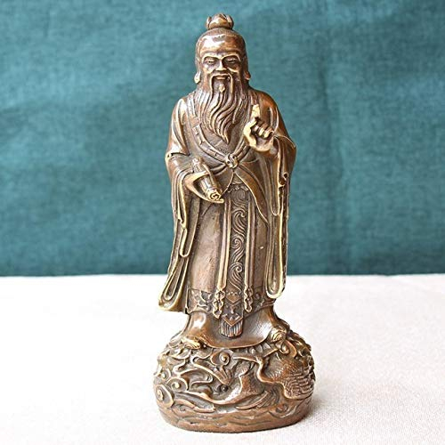 Chinesische antike Laozi Statue Skulptur Feng Shui Dekoration