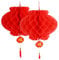 30 Stück Rote Laterne Festival Dekoration, Rotem Kunststoff Papierlaterne, Rote Hängende Laternen, für Hochzeit, Neujahr, Chinesisches Neujahr, Hochzeit, Restaurantdekoration