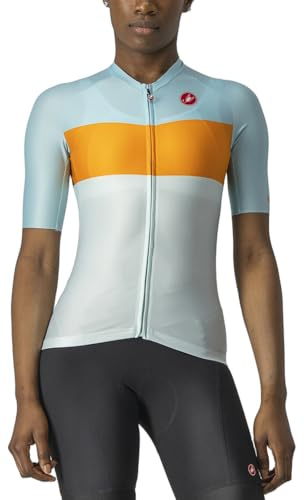 CASTELLI 4522057-498 AERO PRO W Jersey Sweatshirt Women's Leichtes Wasser/Pop-Orange-Sukigh L