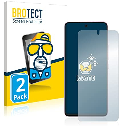 BROTECT Schutzfolie für Xiaomi 12 Lite | 2 Stück Entspiegelnder Displayschutz Made in Germany Matte Displayschutz-Folie Anti-Reflex Anti-Fingerprint Einfache Montage