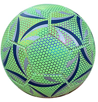 Football Bright Football Reflective Football, Leuchtender Fußball Größe 5, Reflektierender Fußball, Football, Holografischer Fußball Mit Versiegelter Gummiauskleidung