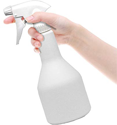 Uttex 1x Sprühflasche 500ml – Nachfüllbarer Leersprüher aus glänzendem Kunststoff mit verstellbarer Strahl- und Feinsprüh-Zerstäuber-Funktion für Reinigung, Garten, Haushalt oder Werkstatt