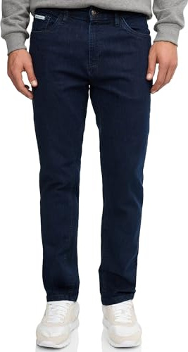 Indicode Herren Texas Moderne Jeanshose aus Baumwoll-Mischung mit Stretch | Modische Herrenjeans für Alltag und Freizeit mit Stretch, Denim Hose, Freizeithose, Stretchjeans, coole Jeanspants für Männer