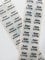 Nametape Express - 120 Mini Pre-Cut Tapes/Labels Iron-ON School Uniform Tags Soft Satin Fabric (120)