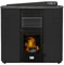 STUFE A PELLET ITALIA - Marmolada 14 kW WIFI - Efficacité 92%, Chauffe 130 m², 5 Vitesses et Puissances, Autonomie 19 h, Programmable, Garantie 24 Mois, NOIR