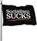 90X150cm Parteifahne Der Sozialismus Ist Scheiße Indoor Flagge Langlebig Yard Sign Verblassen Beständig Dekorative Fahnen Décor Für Yard Bauernhof Lawn