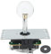 Arcade Stick, Manette De Jeu DIY Arcade Joystick, Petite Distance De Secousse Lumière De Rebond Lumière Sensation De Main Joystick 3D Avec Coussinets De Protection Pour Arcade, Consoles(Transparent)