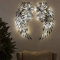 NLDGR Engelsflügel Metall-Wandkunst-Dekor mit LED-Lichtern, Metall-Engelsflügel-Wandkunst, Engelsflügel-Wanddekoration, Engelsflügel-Geschenk-Wandskulptur für Zimmer