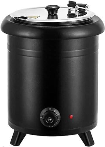 ZYJIX Calentador De Sopa para Restaurante Comercial, con Olla Interior De Acero Inoxidable De 10 litros, Temperatura Controlada A 30-80 ° C, Utilizado para Calentar Fiestas