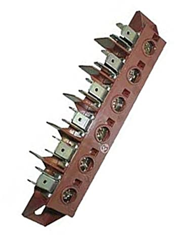 SOS Accessoire Anschlussklemme, 6 Drähte für Backofen, Herd – 71X2835 Brandt, De Dietrich, Sauter, Thomson, Vedette, Thermo, Blomberg, Fagor, AS