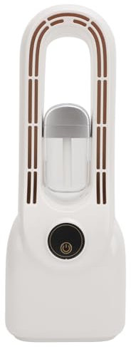 SUNGOOYUE Bladeless Fan Mist Humidifier 6 Speed Quiet Cooling USB Desk Fan Colorful Lights Home Bedroom Office