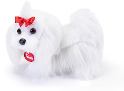 Trudi Malteser Lulù Geburtstags, Plüschhund | 23x22x9cm Grosse S | Klassische Hunde | Modell 22345