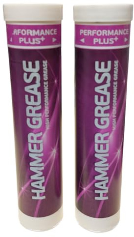 HAMMER GREASE 2 X 400GM, A HEAVILY GRAPHITED GREASE SUITABLE FOR HYDRAULIC HAMMERS ALSO CAN BE USED ON PIN & BUSH, OPEN GEAR APPLICATIONS