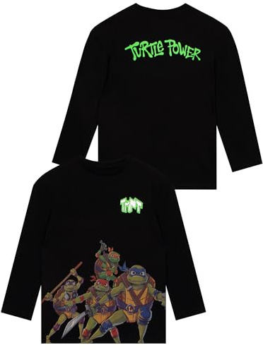 Teenage Mutant Ninja Turtles T Shirt | TMNT Boys Long Sleeve T Shirt | Boys Tops | Long Sleeve Tops | Ages 5 to 13 Years