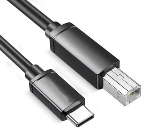 Tipo C a USB 2.0 Cavo di Stampa Porta Quadrata Cavo Adattatore USB C Per Stampanti Scanner Lunghezza 50cm A 300cm Nero