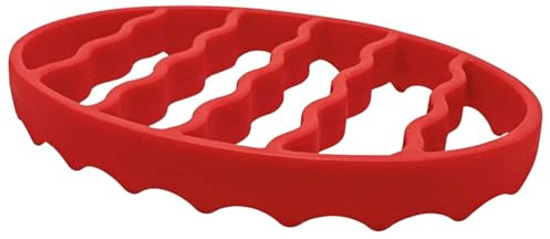 Rejilla Para Asar De Silicona - Olla De Cocción Lenta Para Parrilla, Soporte Para Asar Y Hornear | Rejilla Para Freidora De Aire, Rejilla Para Asar Olla A Presión Resistente Al Calor, Rejilla Para Hor
