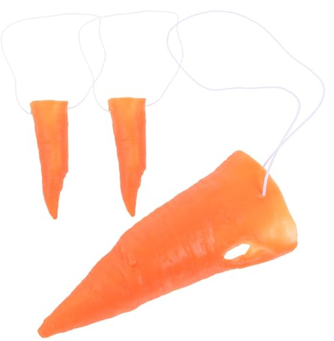 KONTONTY 3er Set Karotten Nase Für Kostüme Clown Nase Schneemann Dekoration Fasching Und Karneval Ideale Verkleidung Accessoires Für Partys Und Mottopartys