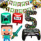5 Year Happy Birthday Balloon Banner Foil Balloons for Boy Cartoon Supplies Gaming Theme Party Supplies Decoration 5th Gaming Birthday Decorations (5th) (5th.)