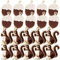 Lurrose 20 Stück Eichhörnchen Charm Schmuckzubehör Tannenzapfen Tier Charms Für Armbänder Halsketten Ohrringe
