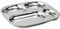 THERMOBABY - Plateau Compartimenté En Inox Pour Enfant - 4 Compartiments - Léger, Robuste - Idéal Pour Repas Équilibrés - Facile À Nettoyer - Compatible Lave-Vaisselle - À La Maison Et En Déplacement