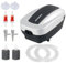 Stille Aquarium Sauerstoffpumpe≤30dB: Sauerstoffpumpe 360L/H, passend für 100-360L Aquarium Luftpumpe