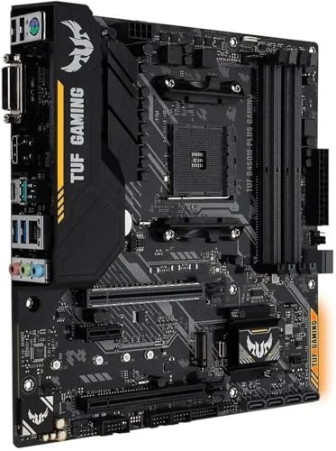 Placa Base Fit For ASUS TUF B450M-PLUS Gaming AMD B450 AM4 Compatible con Ryzen 5 5600X/5600 7 5800X3D 3600 9 5900X CPU M.2 SATA 6 GB/s MATX