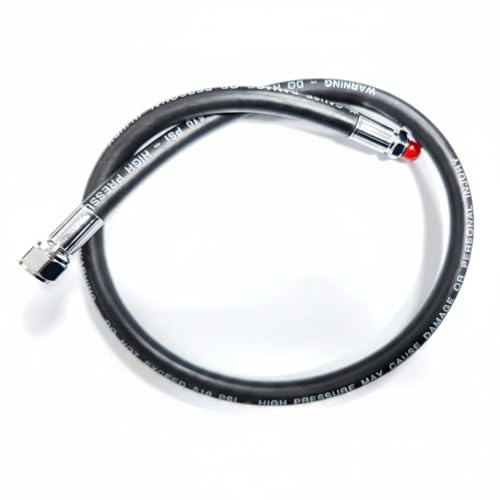 Gralara Frusta Avanzata Sub Resistente Fino a 50 Bar Attrezzatura Subacquea per Subacquei Tecnici, Nero, 75 Cm