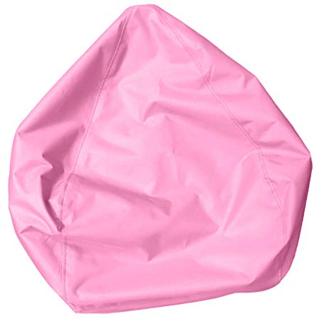 Sharplace Sitzsack ohne Füllung, Riesensitzsack Sitzsack Bezug aus Leinen, Rosa