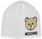 Moschino Damen Teddy Mütze Grigio