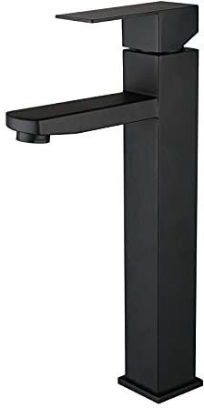 Robinets Grohe Robinet De Mélangeur De Lavabo De Salle De Bain Monté Sur Le Pont Robinet De Lavabo De Vasque À Poignée Unique Carrée Robinet D'Eau Chaude Et Froide Pour Bassin