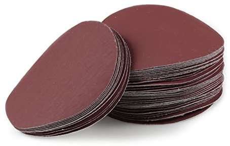 LEONTOOL 50 PCS 4 Inches Sanding Discs Hook and Loop 1000 Grit Sanding Pads for Orbital Sander Round Orbital Sandpaper No Hole