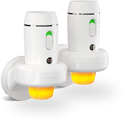 Power Failure 2 Pack Multi-Function Emergency Light for Home Power Outages, Plug in Night Light, Rechargeable Emergency Flashlight, Perfect for Hurricanes and Blackouts